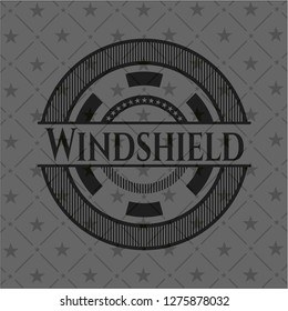 Windshield dark icon or emblem