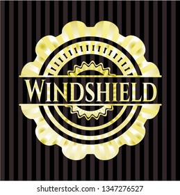 Windshield golden badge