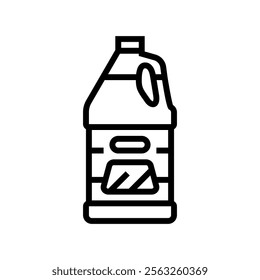 windshield washer fluid car care line icon vector. windshield washer fluid car care sign. isolated contour symbol black illustration