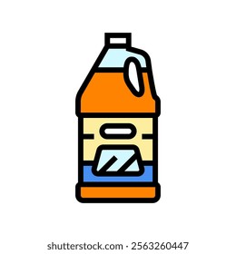 windshield washer fluid car care color icon vector. windshield washer fluid car care sign. isolated symbol illustration