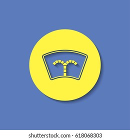 Windshield washer symbol vector hmi dashboard flat icon