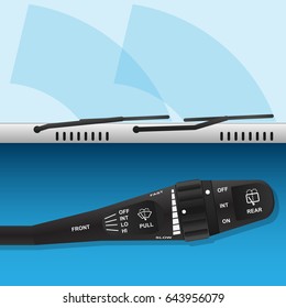 Windshield Wiper and Washer Switch in Cars