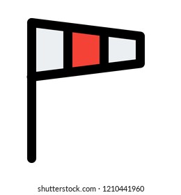 windsock flow indication