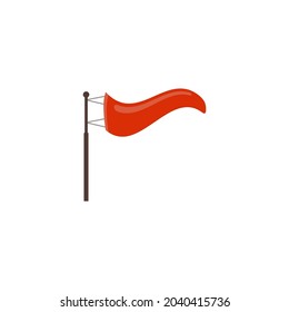 Windsock icon design illustration template