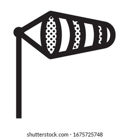 Windsock. Symbol gefüllt mit Punkten.
