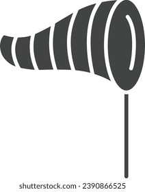 Windsock icon vector image. Suitable for mobile application web application and print media.