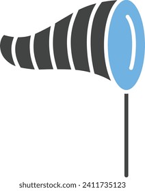 Windsock icon vector image. Suitable for mobile application web application and print media.