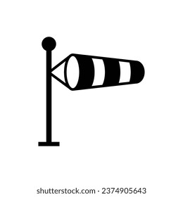 windsock icon vector wind sock sign