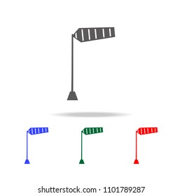 Windsock strong breeze icon. Elements of weather in multi colored icons. Premium quality graphic design icon. Simple icon for websites, web design, mobile app, info graphics on white background