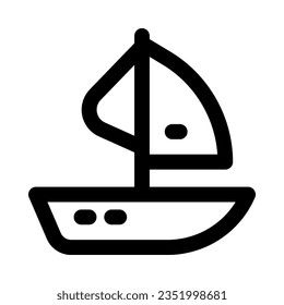 windsurf icon for your website, mobile, presentation, and logo design.