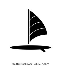 Windsurf sea icon design. isolated on white background. vector illustration
