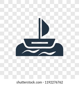 Windsurf vector icon isolated on transparent background, Windsurf transparency logo concept