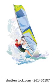 Windsurfer - Illustration