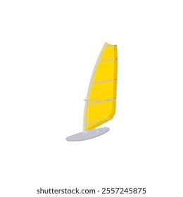 Windsurfer, Sport Equipment Vector Illustration Isolated