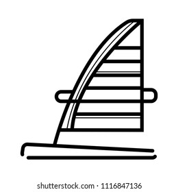 windsurfing board icon