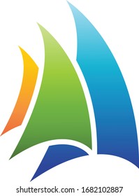 Branding für Windsurfing-Branding-Identität Firmenlogo Vektorillustration 