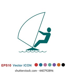Windsurfing Icon
