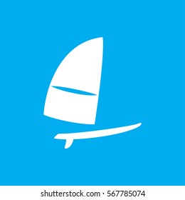 windsurfing icon illustration isolated vector sign symbol