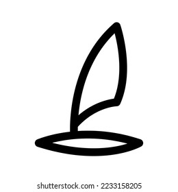 Windsurfing Icon Vector Symbol Design Illustration