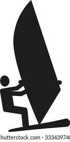 Windsurfing pictogram