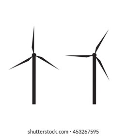 windturbine icon for electric power production.