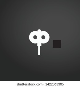Windup Key Tool vector icon. Windup Key Tool concept stroke symbol design. Thin graphic elements vector illustration, outline pattern for your web site design, logo, UI. EPS 10.