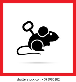 Windup mouse toy