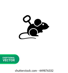 Windup mouse toy