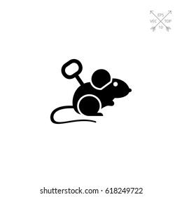 Windup mouse toy