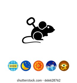 Windup mouse toy