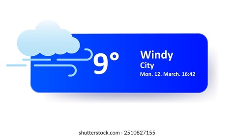 Windy Pronóstico del Clima 9 grados centígrados, fecha, ubicación de la ciudad. Nublado, nublado, frío, viento, velocidad, aire, precipitación, temperatura, presión atmosférica, Farenheit, condiciones, índice UV, sinóptico