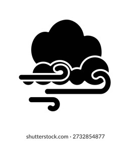 Windy icon illustration vector design template