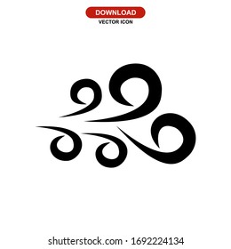 Windsymbol oder Logo einzeln auf Vektorillustration - Hochwertige Vektorsymbole
