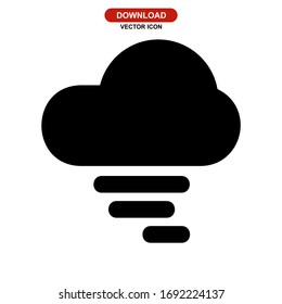 windy icon or logo isolated sign symbol vector illustration - high quality black style vector icons
