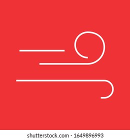 Windy-Symbol, Stockillustration Vektorillustration, EPS10.