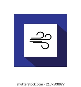 Windy icon, Weather icon vector illustration.