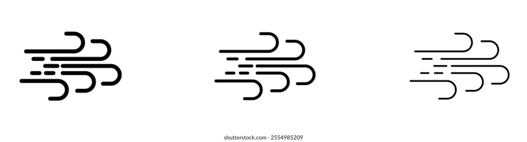 Windy icons in tree different stroke sizes