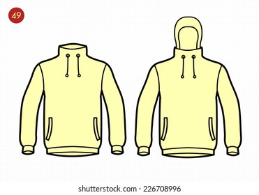 Windy Jacket with collar side pockets and hoodie