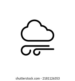 Windy line icon vector design
