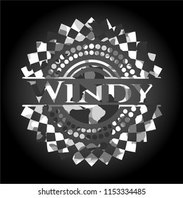 Windy on grey camo texture