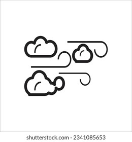 windy vector icon line new 
