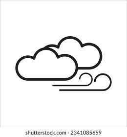 windy vector icon line new 