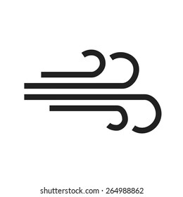 Windy Weather vector image to be used in web applications, mobile applications, and print media.