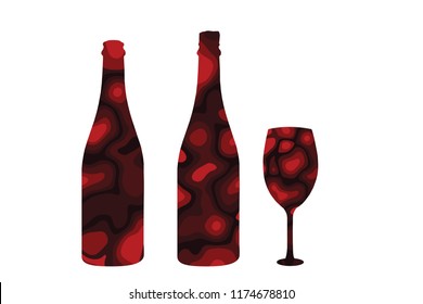 wine Abstract illustration vector,banner background
