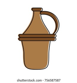 Wine antique jar
