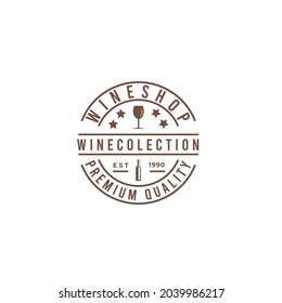Wine Badges Shop Drink Logo