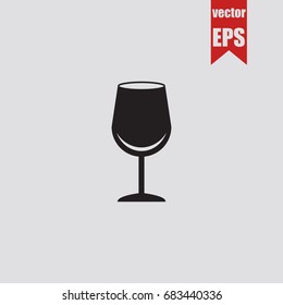 Wine Baker icon in trendy isolated on grey background.Vector illustration.
