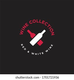 Wine And Bar Logo Design Vector