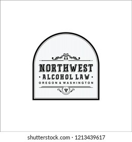 WINE / BAR NORTHWEST  LOGO DESIGN INSPIRATION