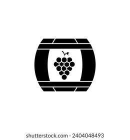 wine barrel concept line icon. Simple element illustration. wine barrel concept outline symbol design.